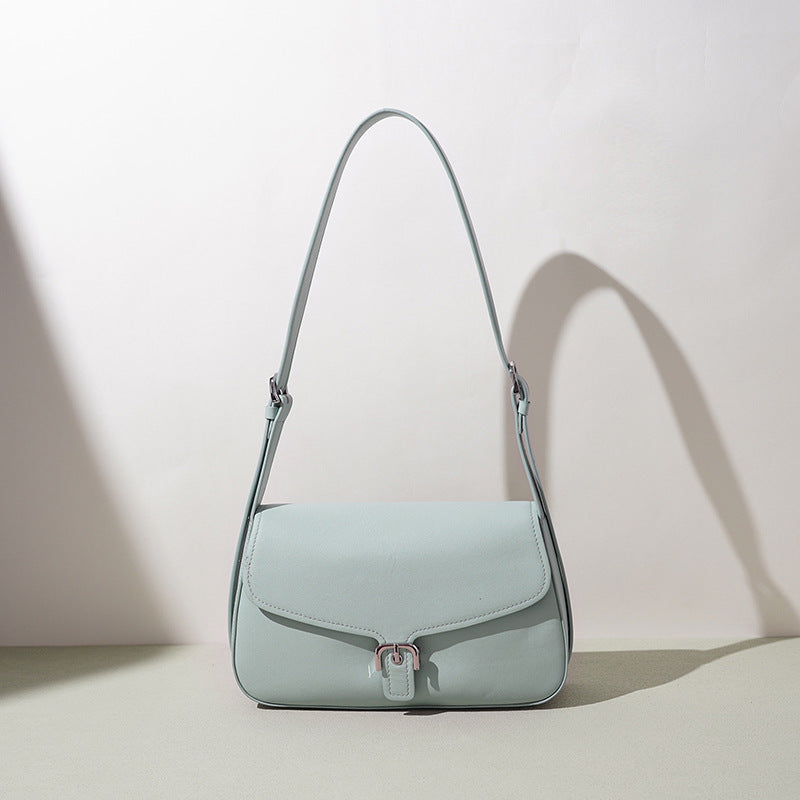 Leather Square Shoulder Bag