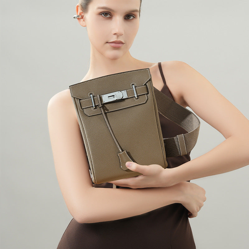Pebbled Top-Grain Leather Belt Bag