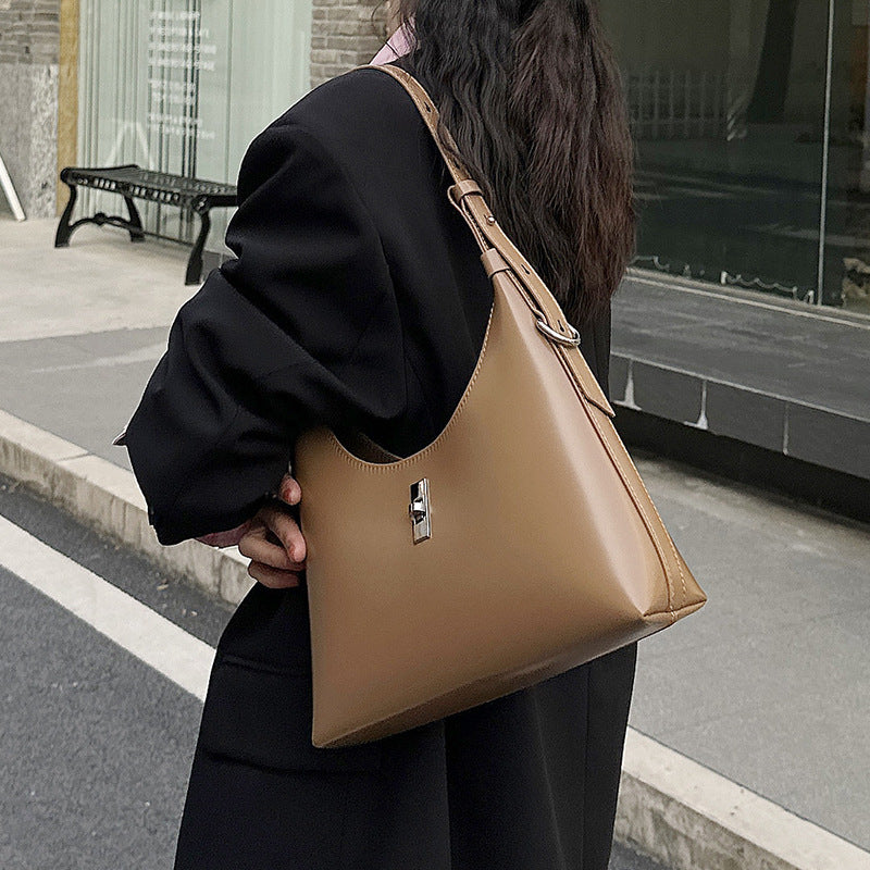 Leather Convertible Shoulder Bag