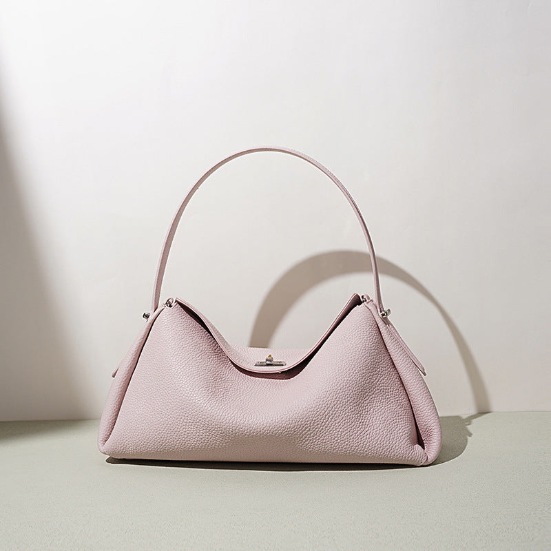 Pebbled Top-Grain Leather Crossbody