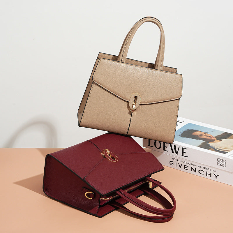 Cowhide Large Top-Handle Crossbody