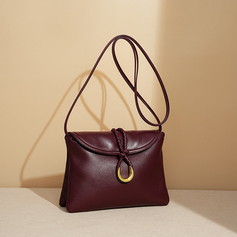 Top-Grain Sheepskin Top-Handle Crossbody