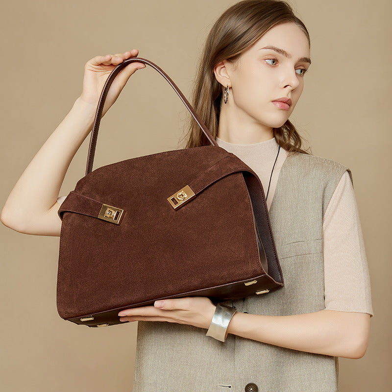 Structured Large Shoulder Tote