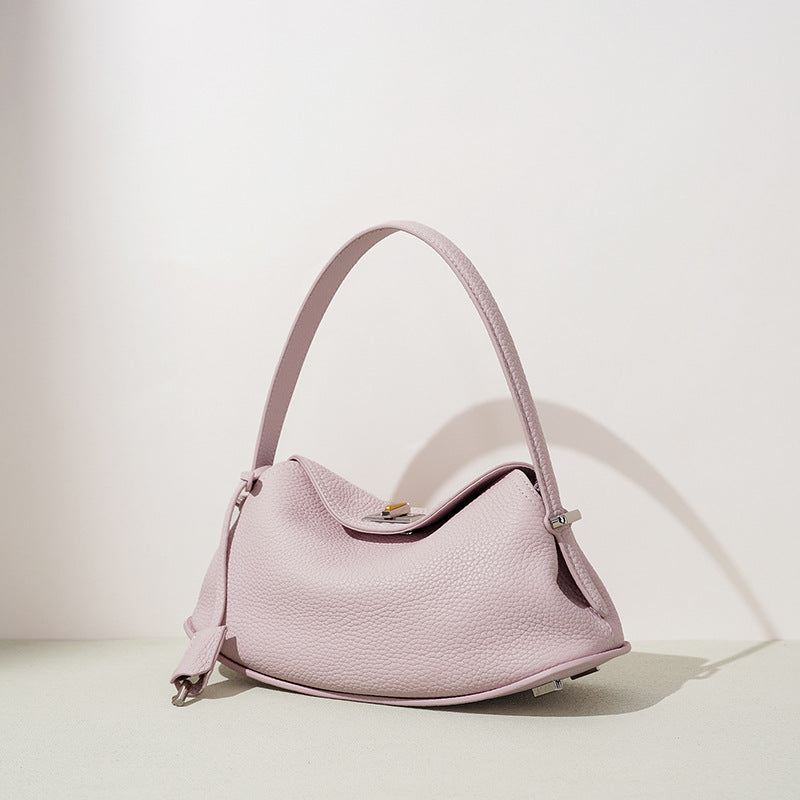 Top-Grain Leather Workday Crossbody
