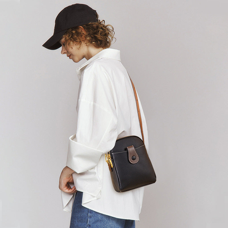 Mini Leather Phone Crossbody