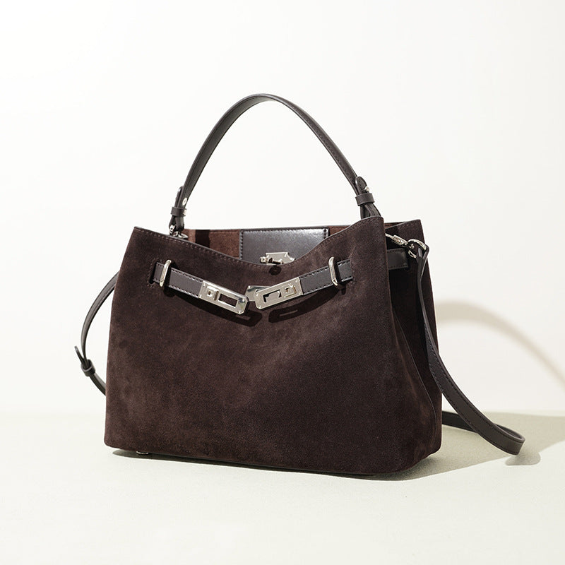 Suede Leather Vintage Crossbody