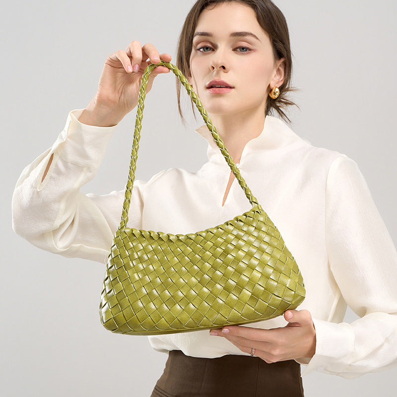 Handwoven Basket Shoulder Bag