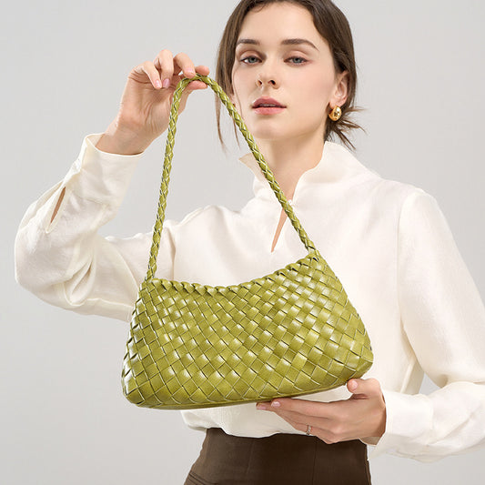 Handwoven Basket Shoulder Bag