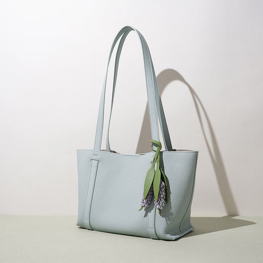 Large Top-Grain Leather Everyday Tote