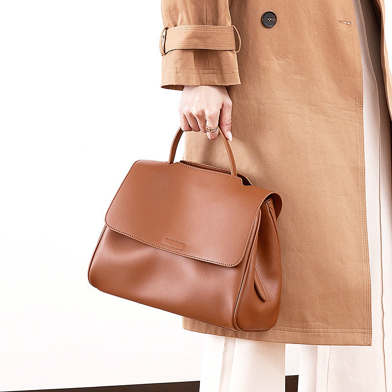 Large Cowhide Leather Crossbody