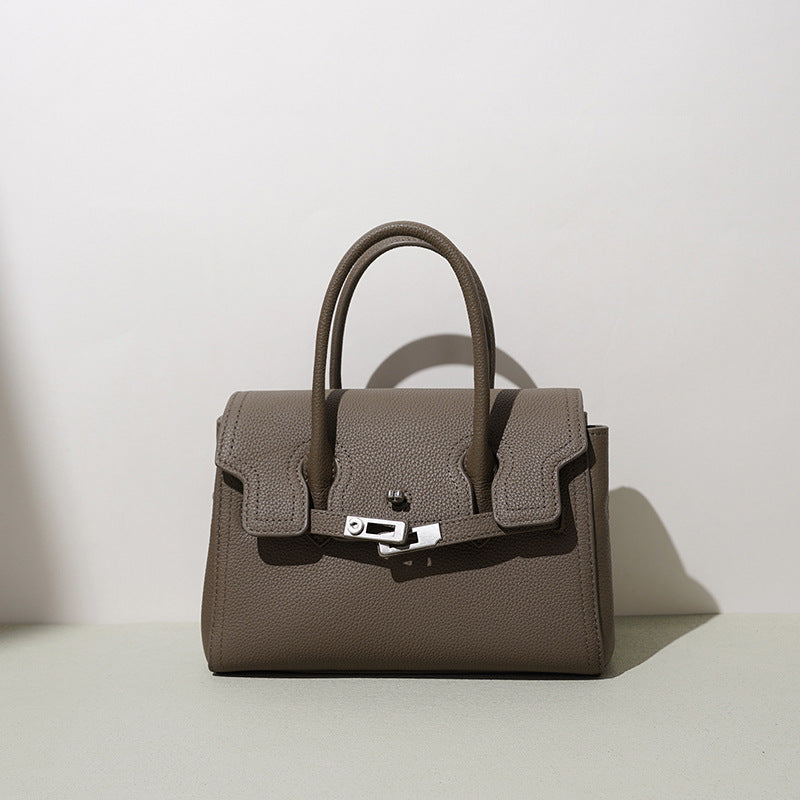 Leather Box Crossbody Bag