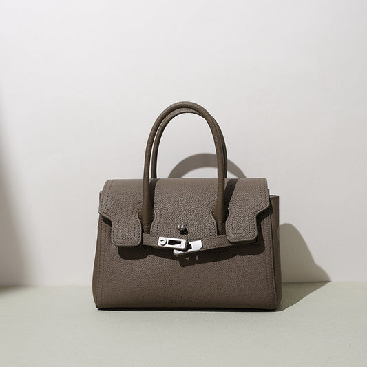 Leather Box Crossbody Bag