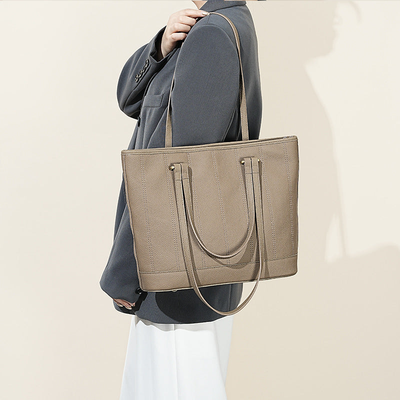 Large Vintage Top-Handle Underarm Bag