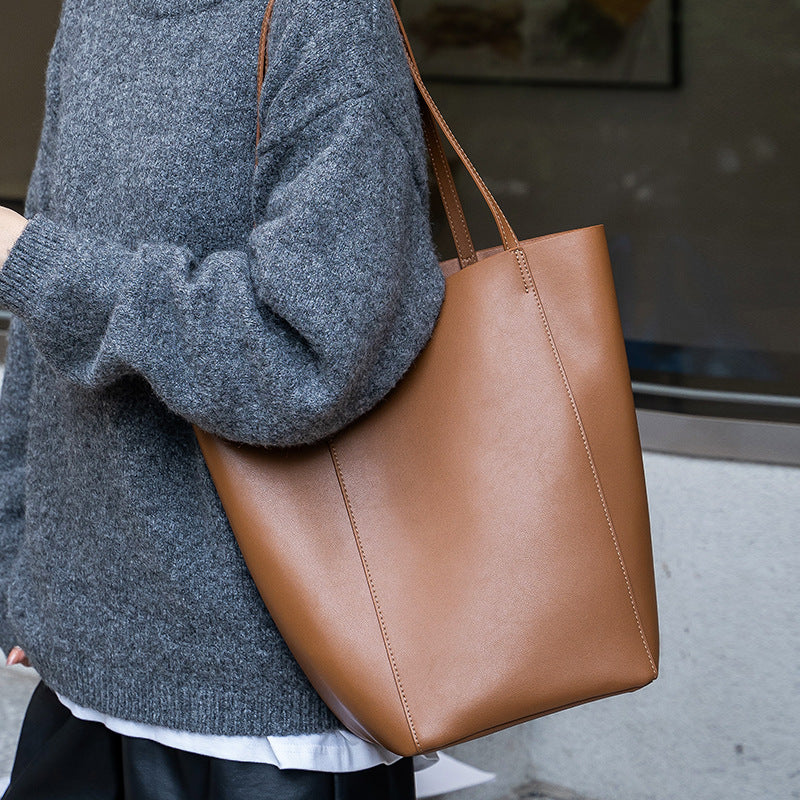 Large Cowhide Commuter Tote
