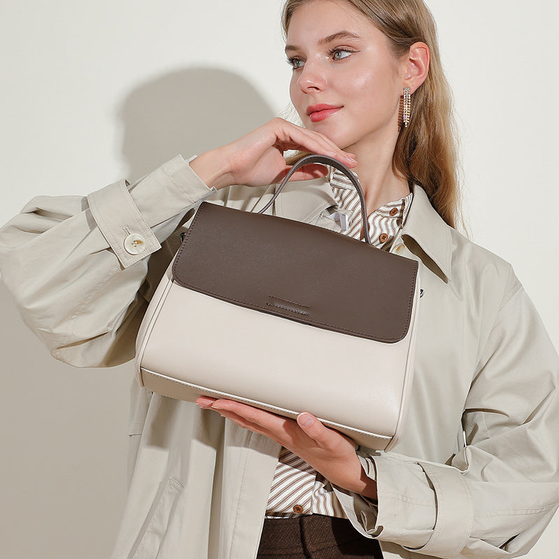 Large Leather Convertible Workday Bag