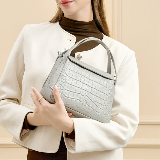 Large Leather Commuter Crossbody