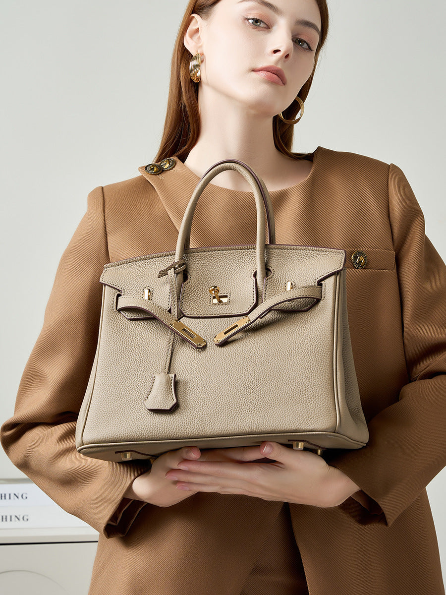 Togo leather top-handle bag — colour option view