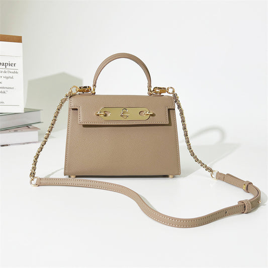Leather Convertible Top-Handle Crossbody
