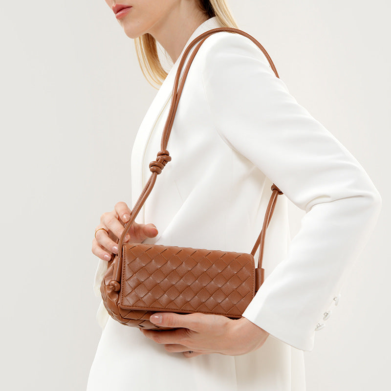 Handwoven Cowhide Mini Crossbody