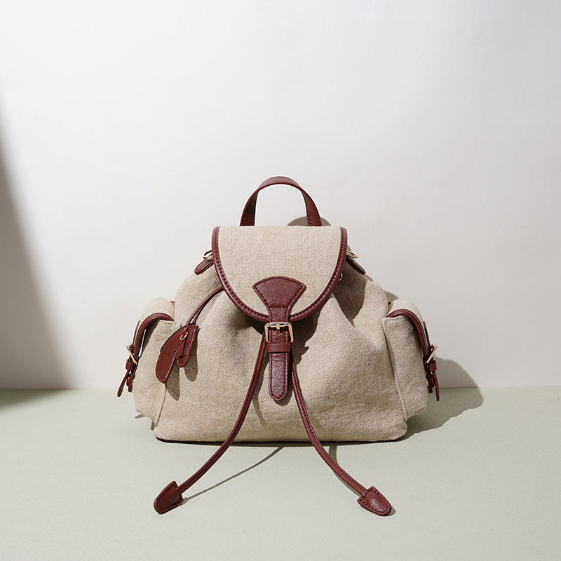 Leather Convertible Commuter Backpack
