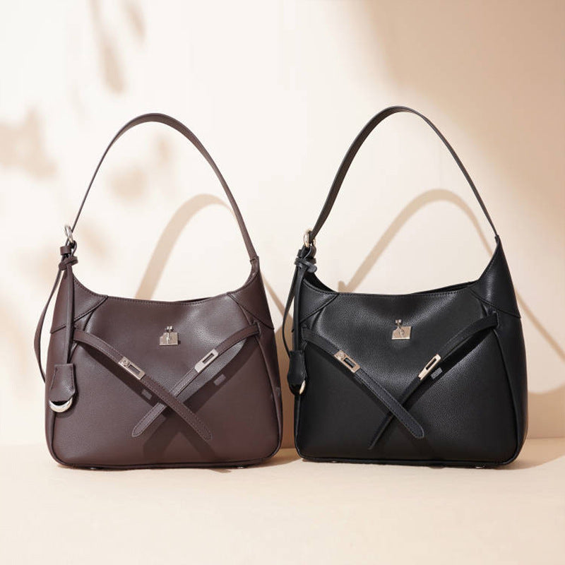 Leather Large Bucket Tote