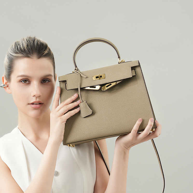 Leather Structured Mini Crossbody