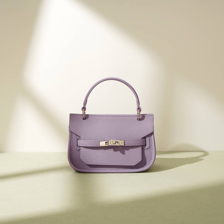 Mini Top-Grain Leather Satchel