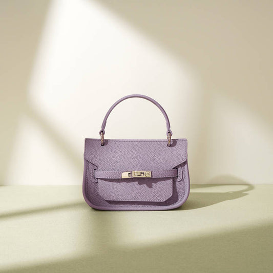 Mini Top-Grain Leather Satchel