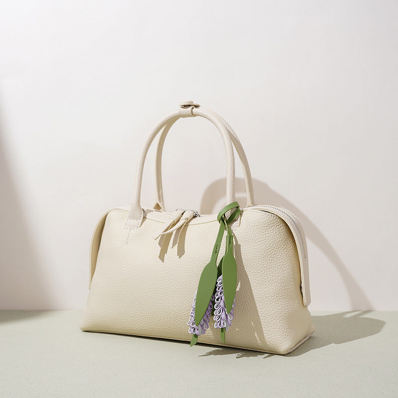 Large Boston Top-Handle Bag