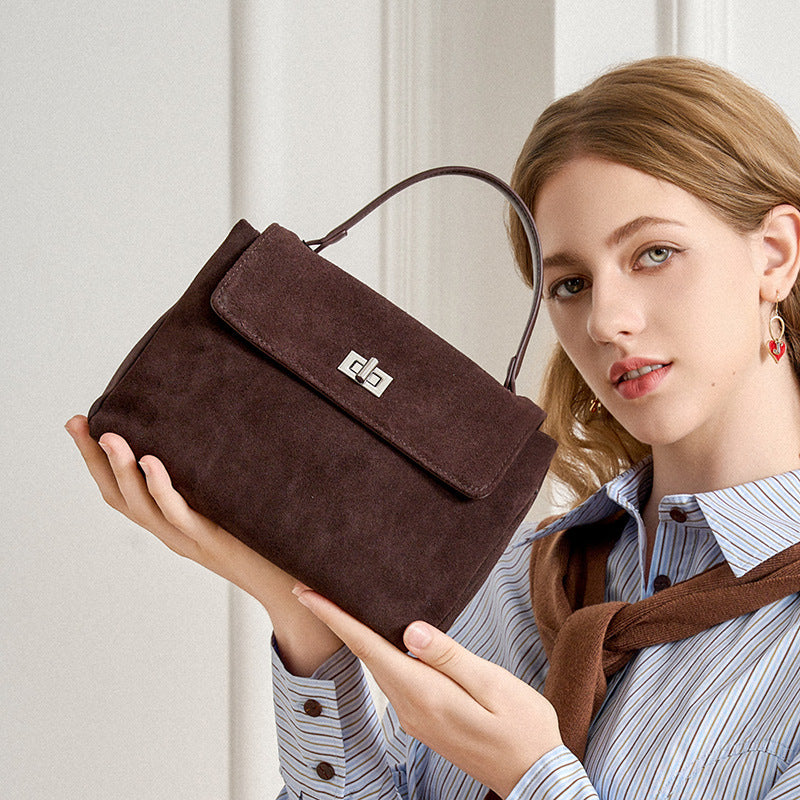 Mini Cowhide Top-Handle Crossbody