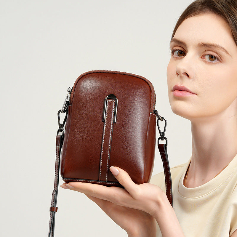 Leather Phone Crossbody