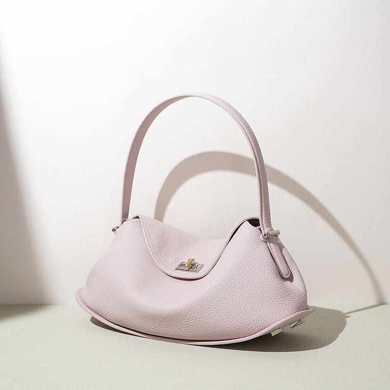 Pebbled Full-Grain Leather Hobo