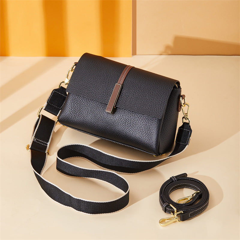 Full-Grain Leather Shoulder Crossbody