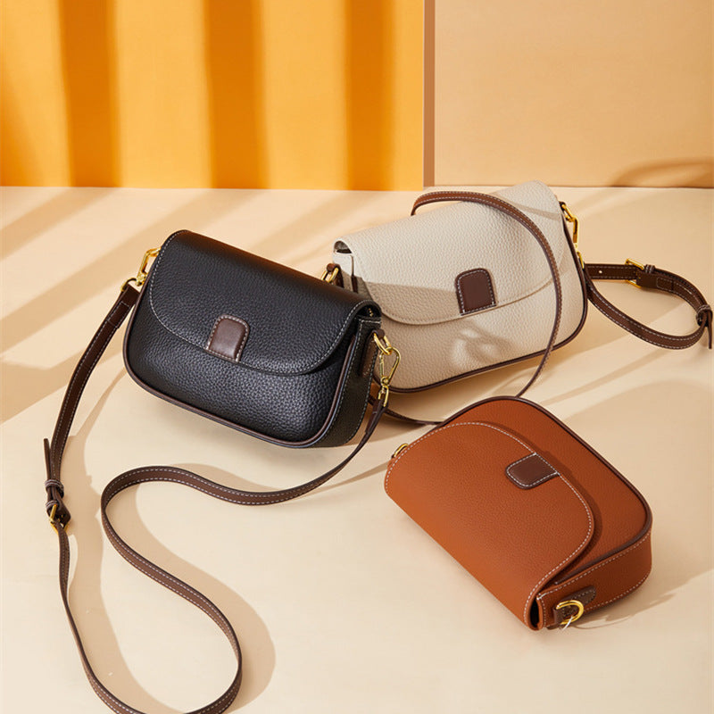 Leather Vintage Box Crossbody