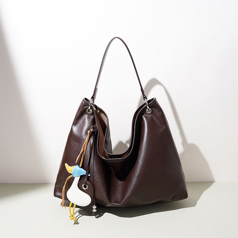 Large Charm Shoulder Tote