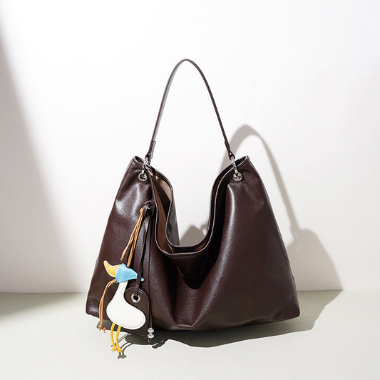 Large Charm Shoulder Tote