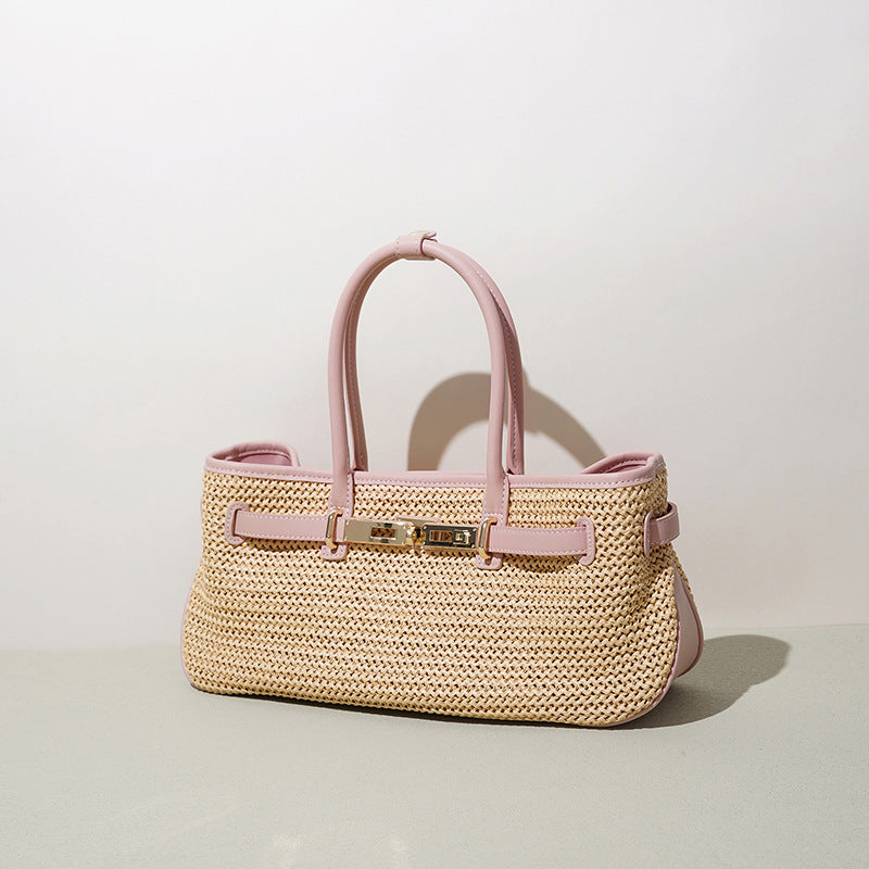 Woven Vacation Crossbody Bag