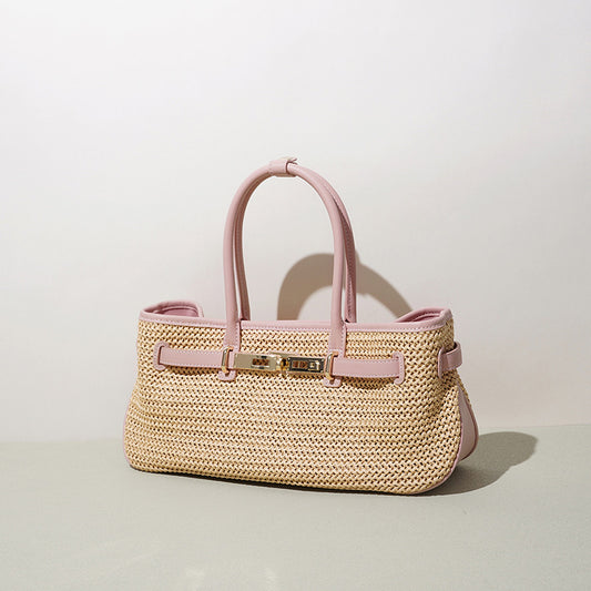 Woven Vacation Crossbody Bag