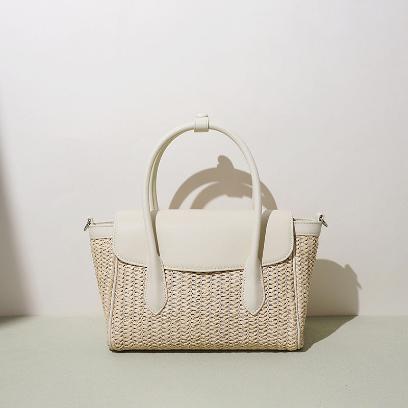 Relaxed Woven Large Crossbody Bag