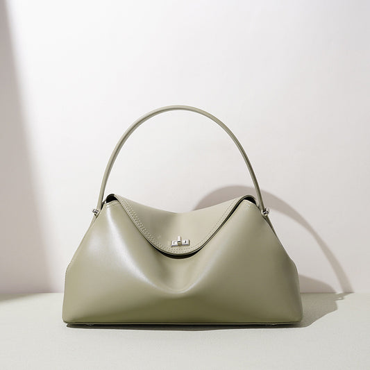 Leather Pillow Crossbody Bag