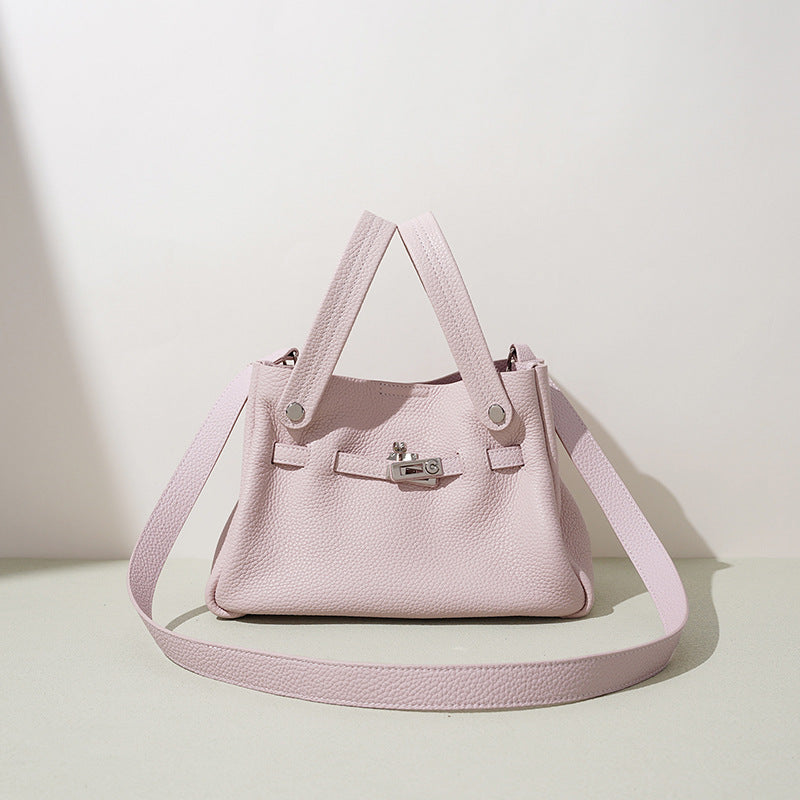 Soft Leather Structured Crossbody